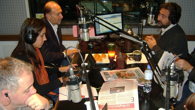 Perotti en Radiópolis.