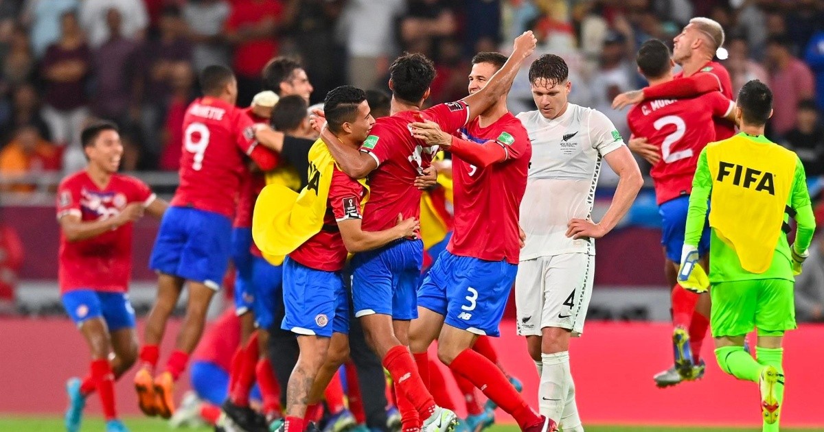 Costa Rica va al Mundial venció a Nueva Zelanda en el repechaje y se