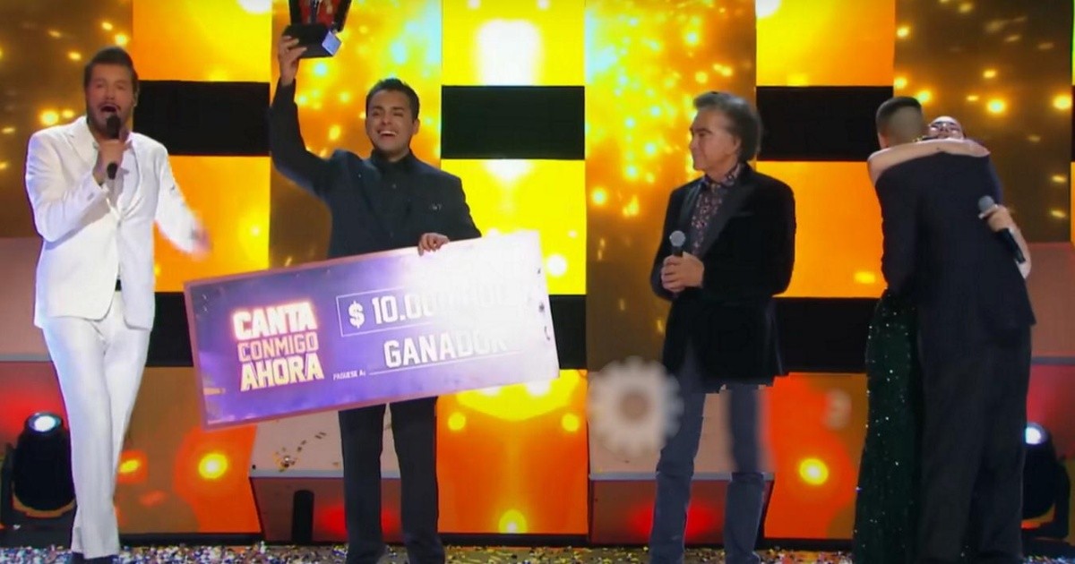 Nicolás Reyna ganó el primer Canta conmigo ahora y este miércoles