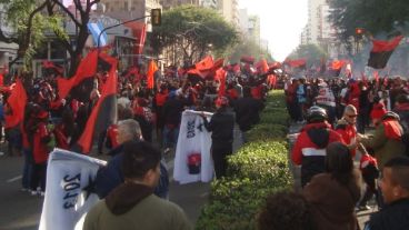 Los hinchas leprosos desataron la alegría por la ciudad.