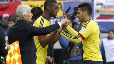 Pekerman, Falcao y Martínez.