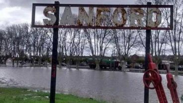 Sanford, uno de los lugares más afectados de Santa Fe.