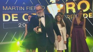 Jorge Lanata se llevó el Martín Fierro de Oro 2016.