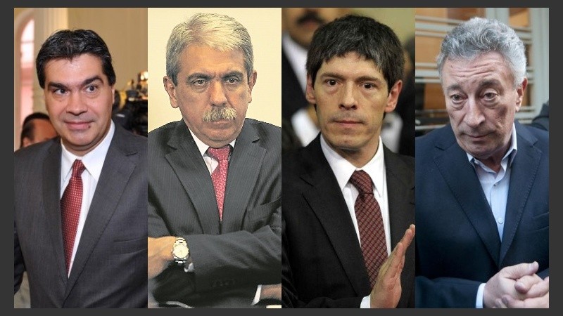 Capitanich, Fernández, Abal Medina y Segura, cuatro de los procesados.