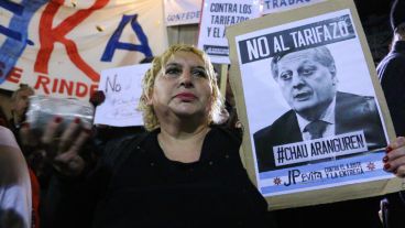 El acto central se realizó en la plaza San Martín frente a la Sede de Gobierno.