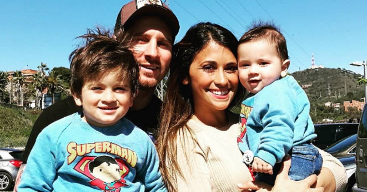 Hat trick de Messi naci Ciro el tercer hijo del matrimonio con