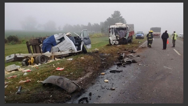 En uno de los carriles estuvo cortada la circulación vehicular.