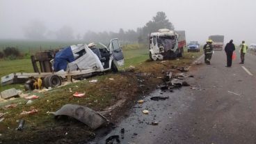 En uno de los carriles estuvo cortada la circulación vehicular.