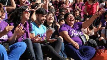 Comenzó el Encuentro Nacional de Mujeres en Rosario.