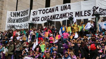 Comenzó el Encuentro Nacional de Mujeres en Rosario.