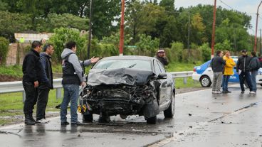 El accidente ocurrió en horas la mañana en la ruta 21.