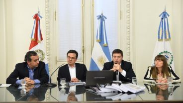 La presentación del Presupuesto 2017 en el Palacio de los Leones.