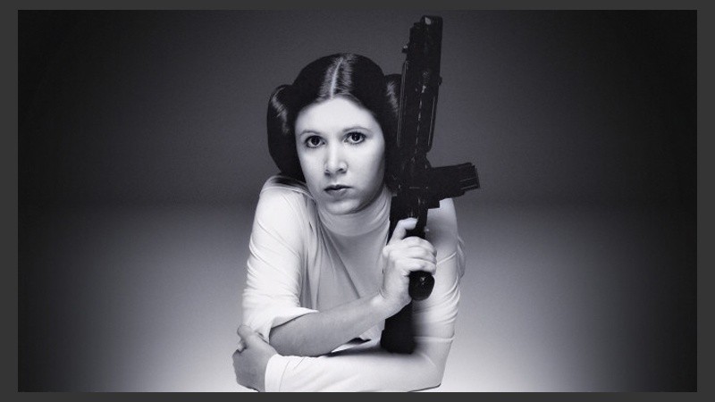 Fisher, en el rol de la Princesa Leia desde los 19 años.