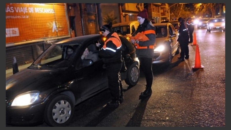 Los controles fueron entre el jueves a la noche y la madrugada del domingo.