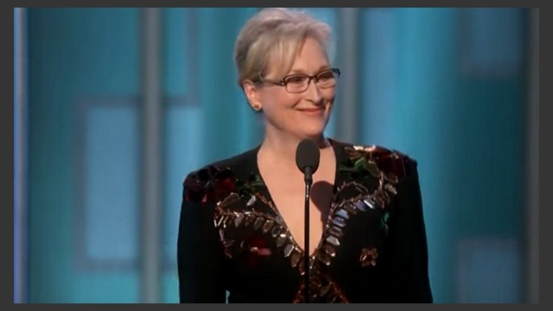 El discurso de Meryl Streep hablando sobre los poderosos.