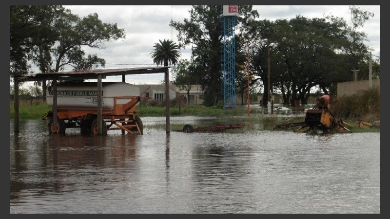 Pueblo Marini, una localidad bajo el agua.