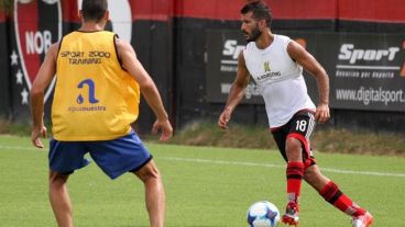 Voboril estuvo entre los titulares ante el conjunto entrerriano.