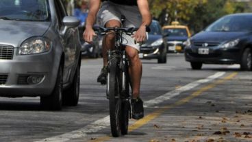 La edila propone separar las bicisendas con un cordón de cemento.