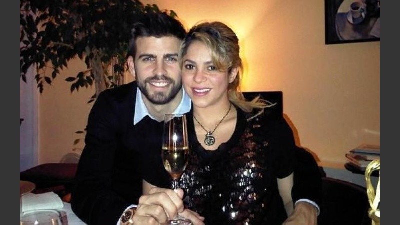 Piqué y Shakira, de festejo.