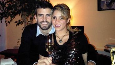 Piqué y Shakira, de festejo.