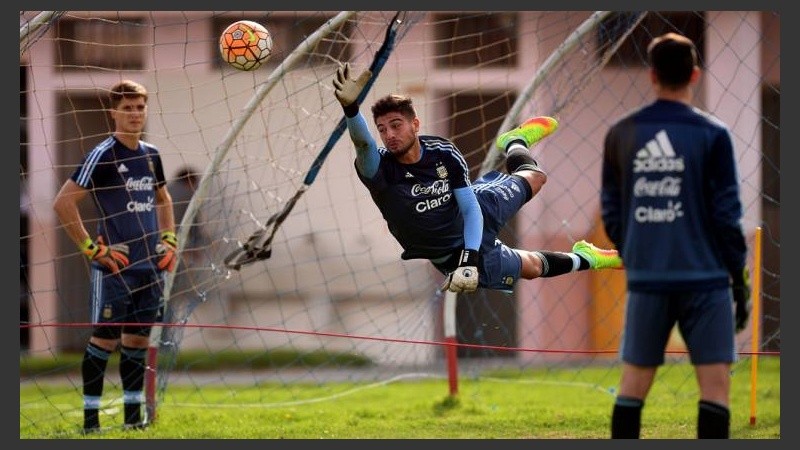 La selección argentina de fútbol Sub20 se entrenó con vistas al partido del domingo contra Ecuardor.