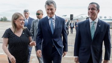 Macri, junto a Malcorra, recibido por Temer en Brasil