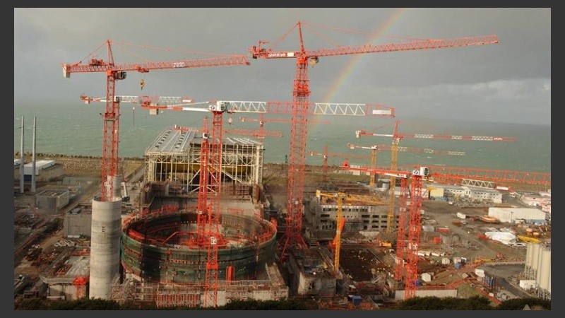 La central nuclear de Flamavill, al noroeste de Francia. 