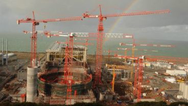 La central nuclear de Flamavill, al noroeste de Francia.