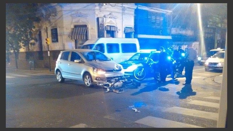 El accidente ocurrió este domingo a la madrugada.