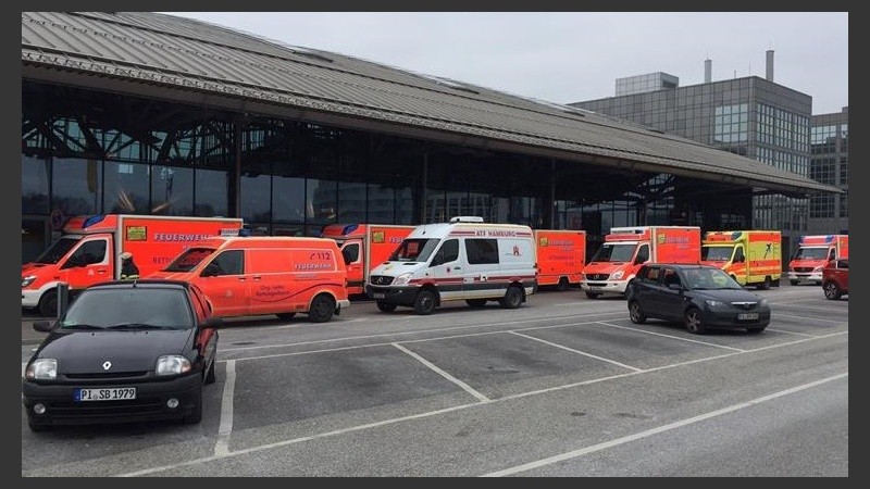 La aeroestación alemana estuvo dos horas cerrada.