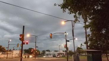 Desde el atardecer, el cielo amenazó con lluvias.