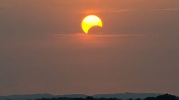 El eclipse se verá mejor en la Patagonia.