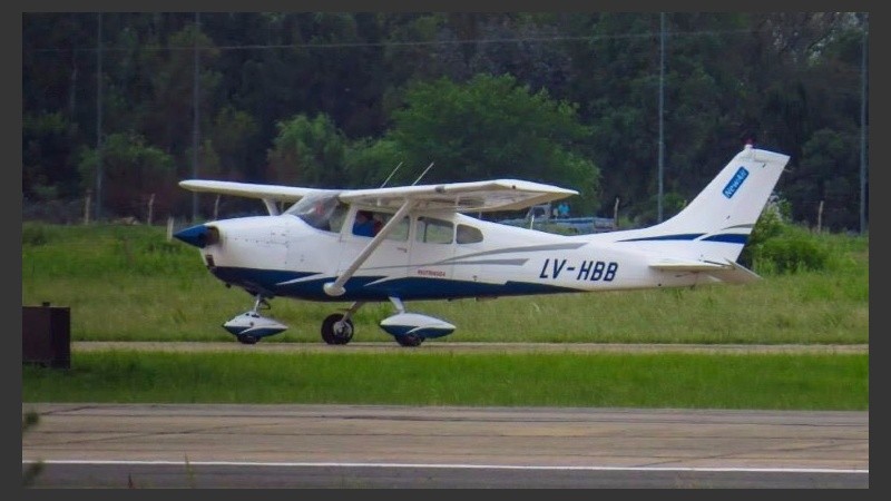 Así es el Cessna robado en Victoria. 