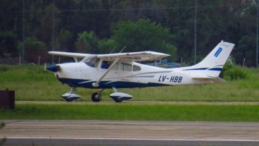 Así es el Cessna robado en Victoria.