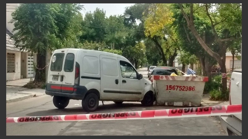 El siniestro fue en calle Rueda entre Balcarce y Oroño.