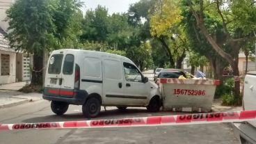 El siniestro fue en calle Rueda entre Balcarce y Oroño.