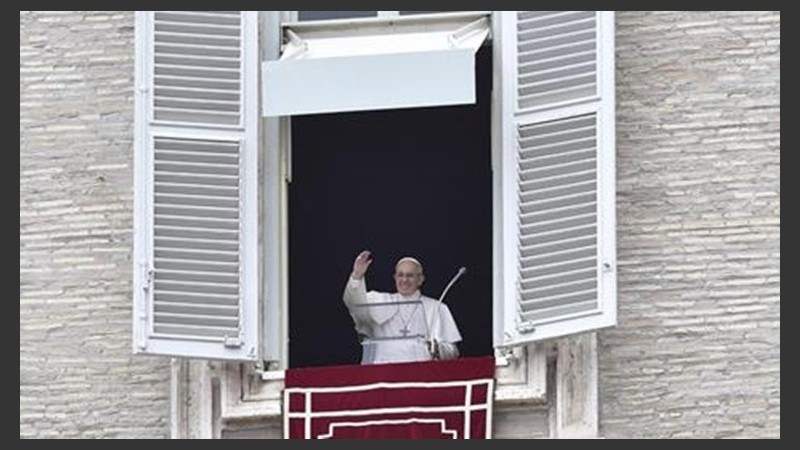 El Papa en el Ángelus de este domingo.