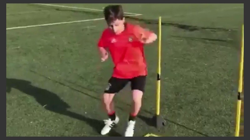 Toda la destreza de este futuro crack.