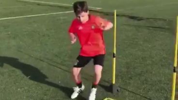 Toda la destreza de este futuro crack.