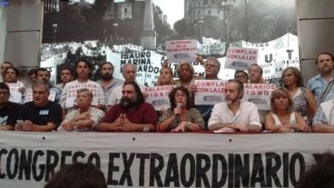 Ctera anunció la medida de 48 horas para la semana próxima.