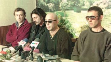 Imagen de la histórica conferencia de prensa en el hotel Savoy.