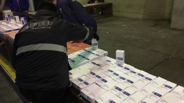 La mercadería secuestrada rondaría los 4 millones de pesos.