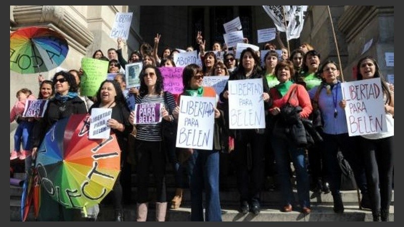 Desde que se conoció la sentencia, organizaciones sociales reclamaban la libertad de Belén.