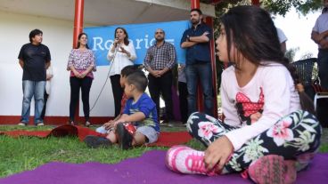 “Estoy muy orgullosa que los niños estén integrados a un objetivo de cuidado”, dijo la intendenta.