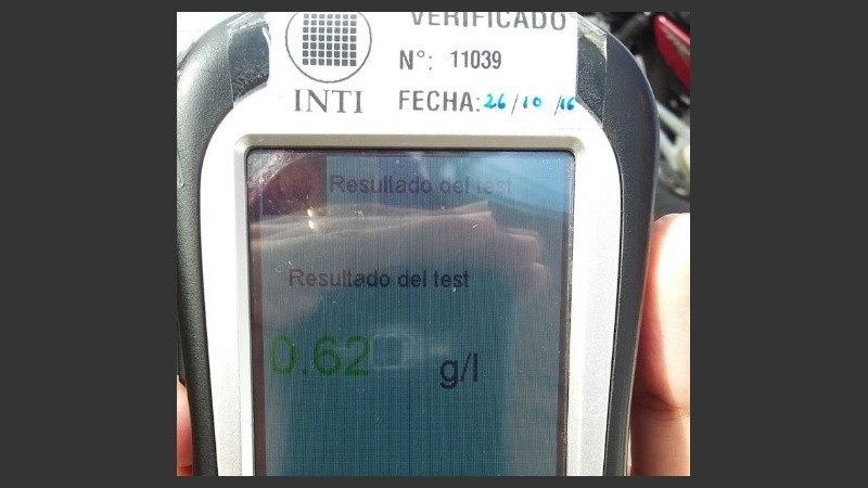 Además hubo tests de alcoholemia.