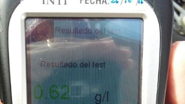 Además hubo tests de alcoholemia.