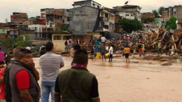 Las primeras imágenes de la tragedia en Mocoa, Colombia.