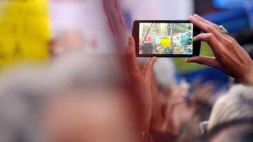 La manifestación fue en peatonal Córdoba y Corrientes.