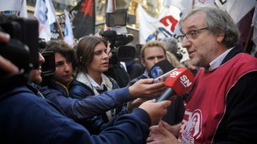 La manifestación fue en peatonal Córdoba y Corrientes.