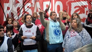 La manifestación fue en peatonal Córdoba y Corrientes. (Rosario3.com/Andrés Macera)